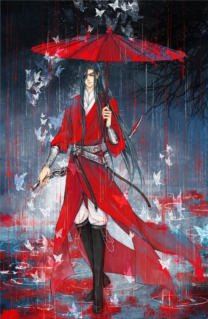 10張古風美男子圖集，如此驚艷的紅衣之美
