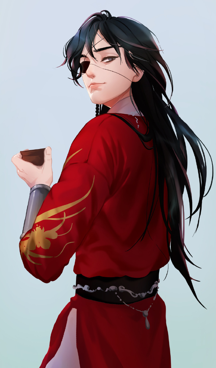 10張古風美男子圖集，如此驚艷的紅衣之美