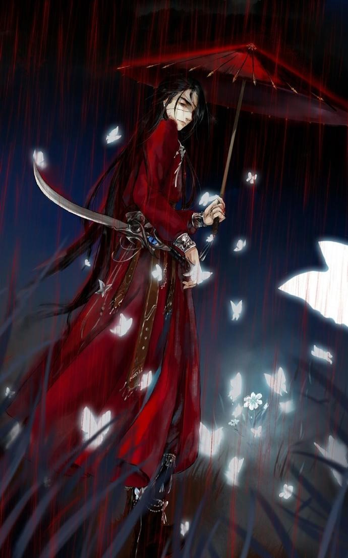 10張古風美男子圖集，如此驚艷的紅衣之美