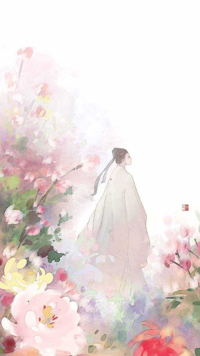 9款淡雅水彩禪意古風(fēng)背景，古風(fēng)手機(jī)壁紙圖片