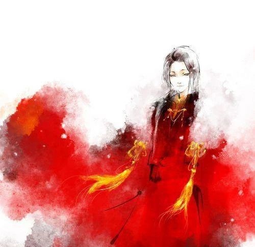 13款驚艷紅衣古風(fēng)圖片，唯美意境圖片!