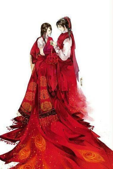 13款驚艷紅衣古風(fēng)圖片，唯美意境圖片!
