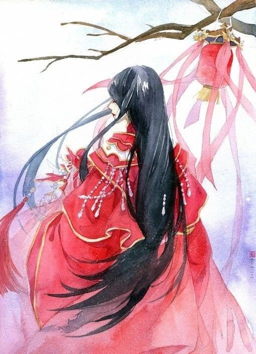 13款驚艷紅衣古風(fēng)圖片，唯美意境圖片!
