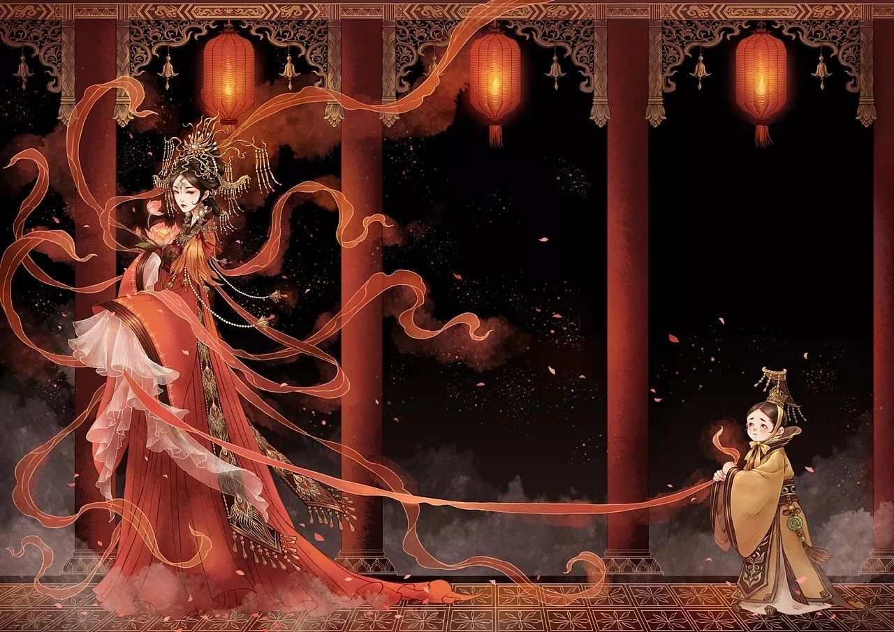 古風美人插畫，一顰一笑令人神魂顛倒！
