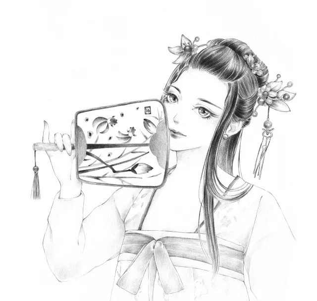9款黑白古風美女圖片：千姿百態撩動你的心