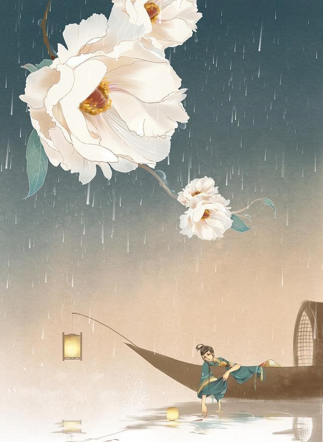 一組唯美古風(fēng)圖片：一人一花一世界！
