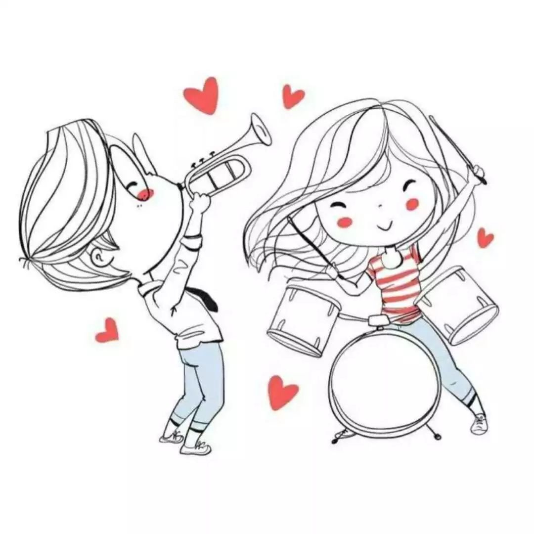 一組清新萌系簡筆插畫：萌動你的心靈！