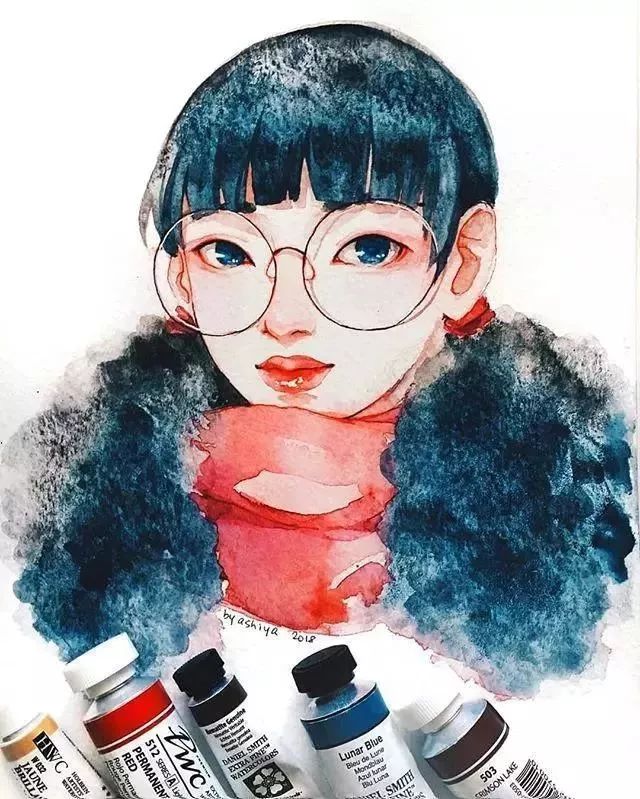 37款唯美水彩插畫(huà)：不一樣的色彩視覺(jué)！