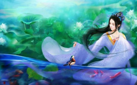 女生古風網名：素胚勒青瓷影