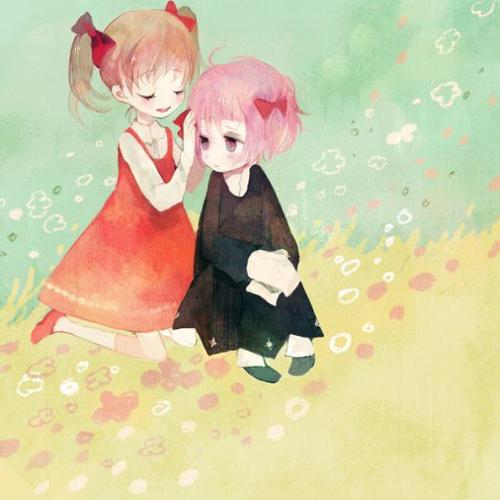 4款可愛的插畫圖片，淡雅唯美插畫