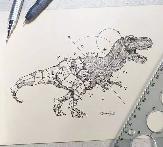 驚嘆的動物手繪插畫：學霸與藝術的完美融合
