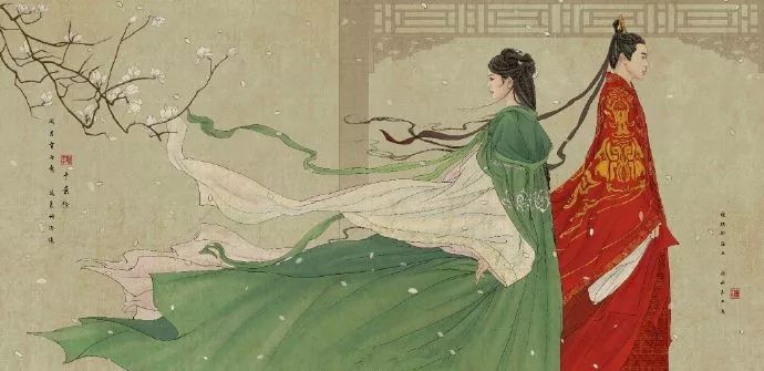 驚艷手繪插畫：古風線條畫出女子極致的美