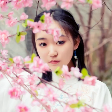 清新文藝淡雅女生頭像，唯美古風真人頭像