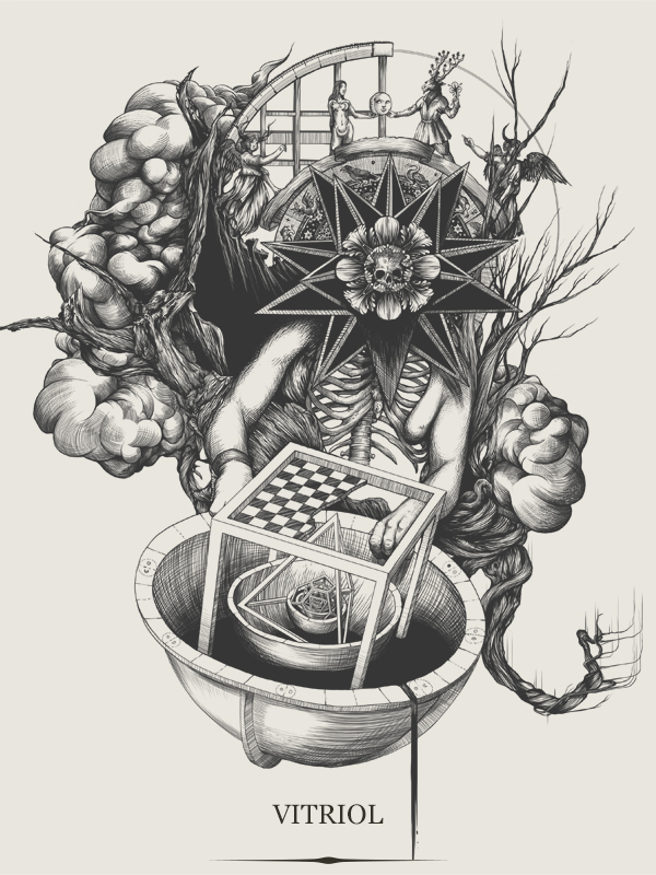 驚嘆的黑白手繪插畫，膩害了!
