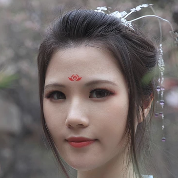 紅顏佳人女生頭像，唯美古風真人頭像