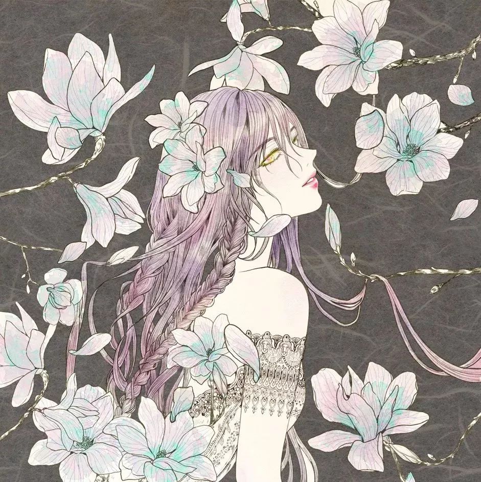 好美的水彩插畫，夢幻奇妙的插畫設計