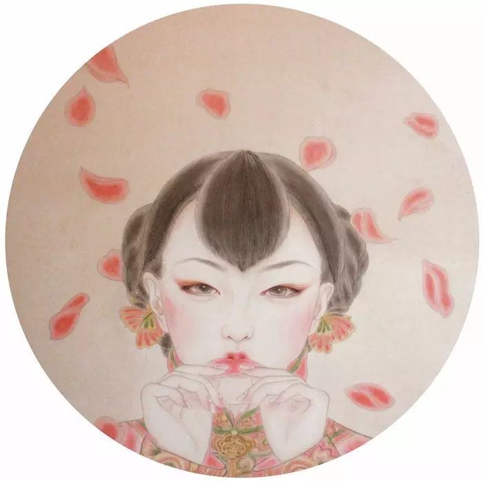 古風詩意手繪插畫：一場風花雪月任飄搖美！