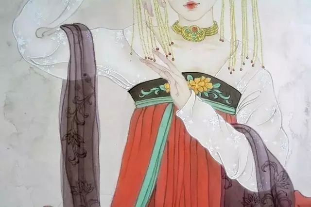 古風詩意手繪插畫：一場風花雪月任飄搖美！