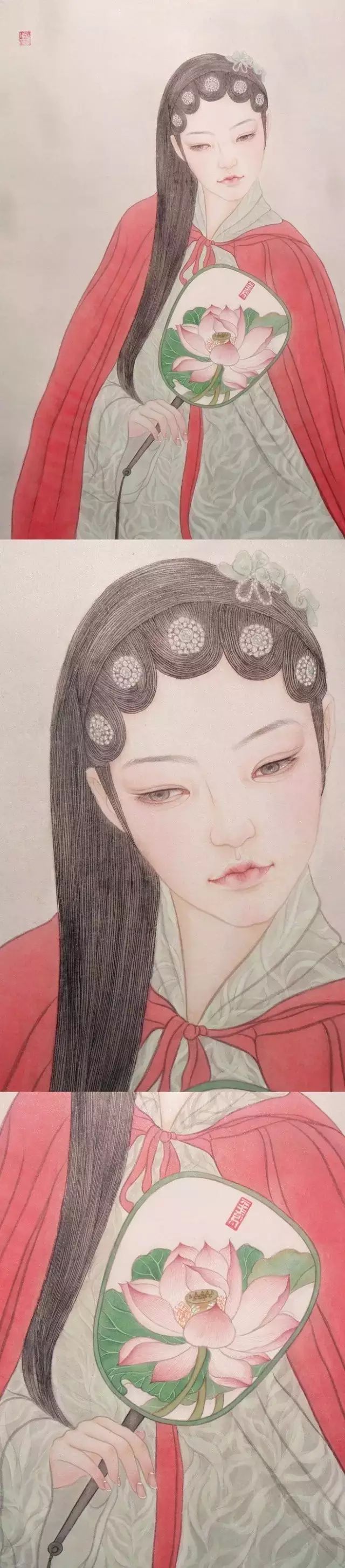 古風(fēng)詩(shī)意手繪插畫：一場(chǎng)風(fēng)花雪月任飄搖美！