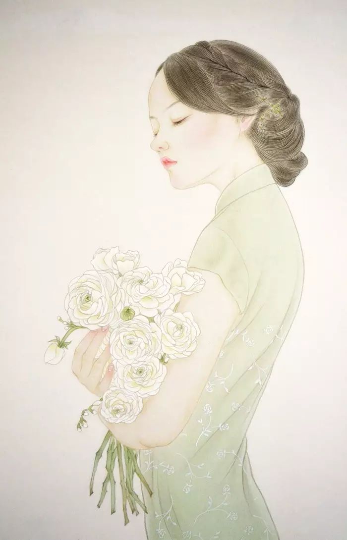 古風(fēng)詩(shī)意手繪插畫：一場(chǎng)風(fēng)花雪月任飄搖美！