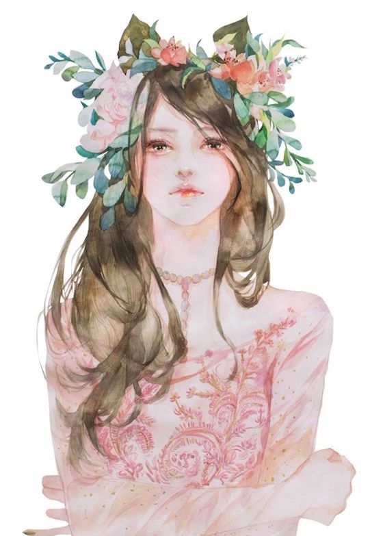 驚艷水彩插畫之美，獨特畫風不一樣的美