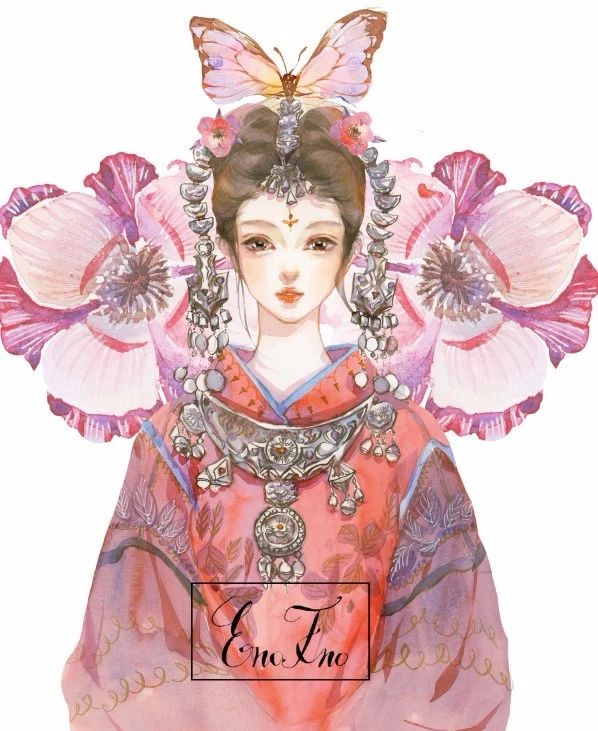 驚艷水彩插畫之美，獨特畫風不一樣的美