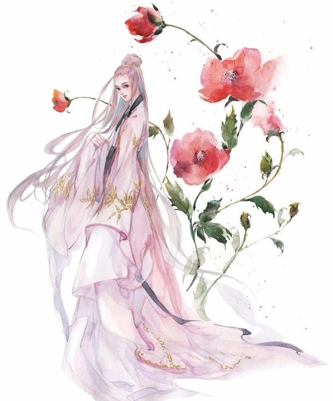 驚艷水彩插畫之美，獨特畫風不一樣的美