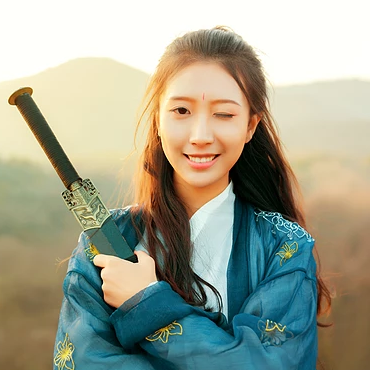 花開半夏女生頭像，唯美古風真人頭像