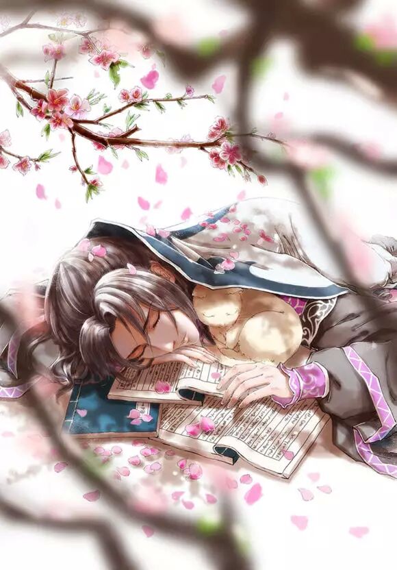 唯美古風圖片:寒月退霜風滿樓，夜靜人幽滿腔愁