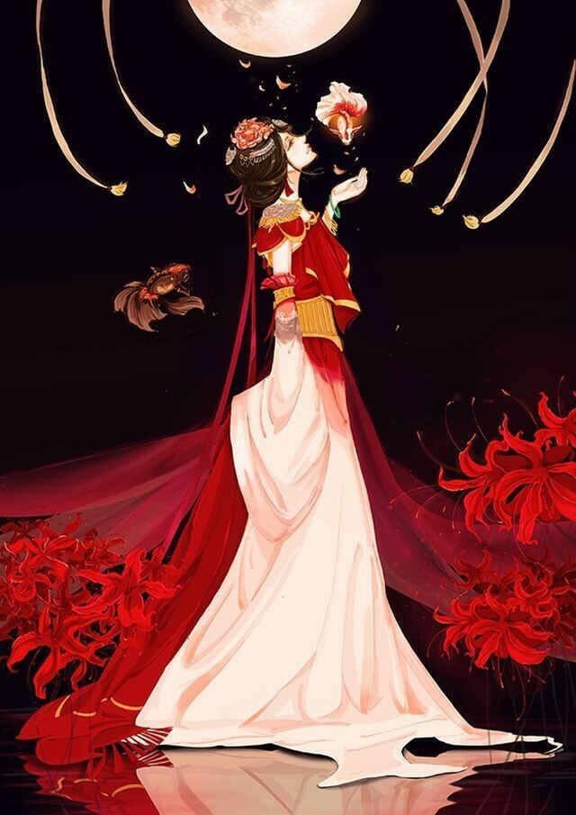 唯美古風圖片：我亦逢場作戲人，紅顏為誰美
