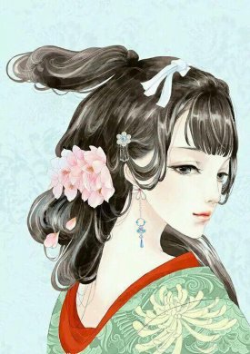 唯美古風圖片：我亦逢場作戲人，紅顏為誰美