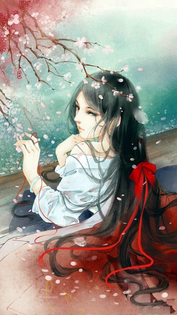 唯美古風圖片：一句君無戲言，妾等百年