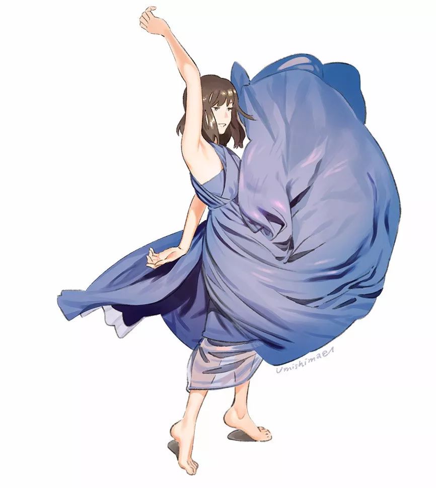 超唯美優(yōu)雅插畫，清新亮麗的手繪插畫