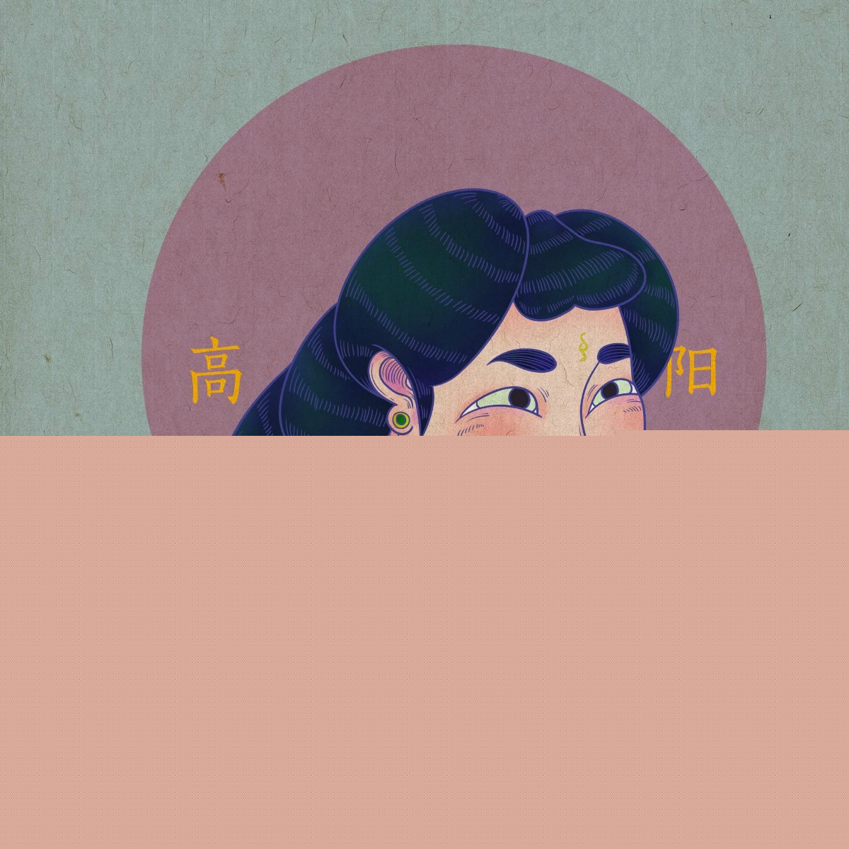 眾生相手繪插畫，風格迥異人物頭像插畫圖片