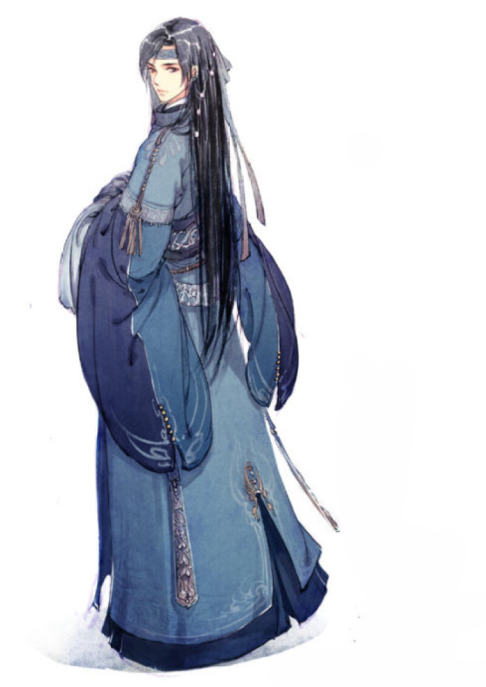 唯美人物插畫，詩意中國風手繪插畫