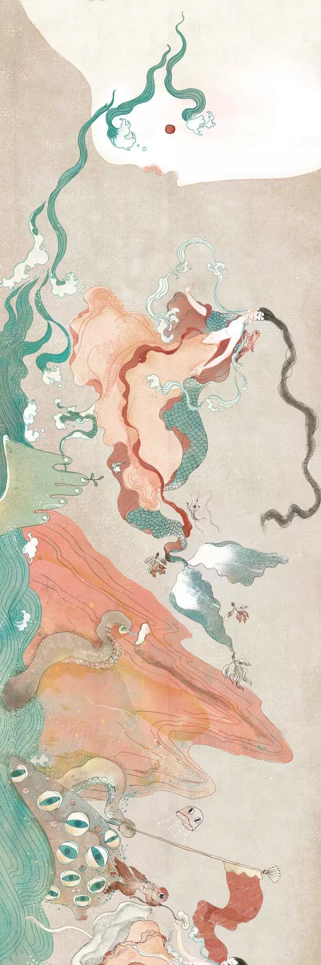 《洛神賦》繪本插畫，最美的中國式愛情！