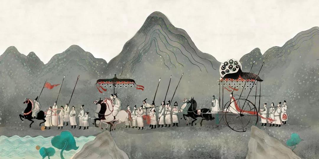 《洛神賦》繪本插畫，最美的中國式愛情！