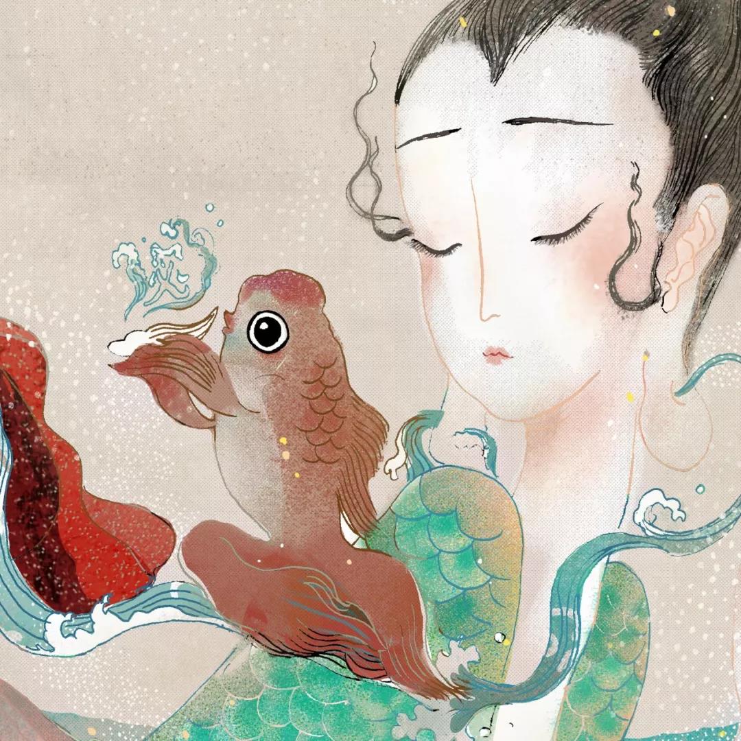 《洛神賦》繪本插畫，最美的中國式愛情！