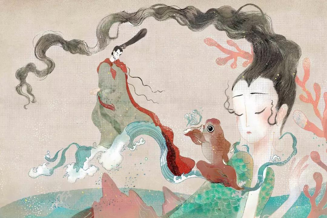 《洛神賦》繪本插畫，最美的中國式愛情！