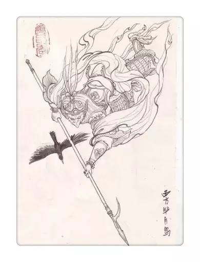 致敬經(jīng)典《西游記》，傳統(tǒng)文化手繪插畫