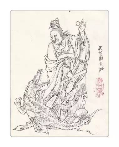 致敬經(jīng)典《西游記》，傳統(tǒng)文化手繪插畫(huà)