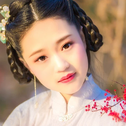 優雅冰雪美人古風頭像，唯美古風真頭像