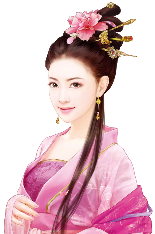 古風中國風人物插畫，五款唯美古風人物圖片