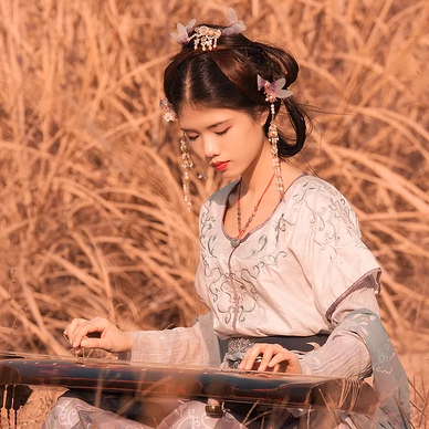 文藝小清新女生頭像，唯美古風真人頭像