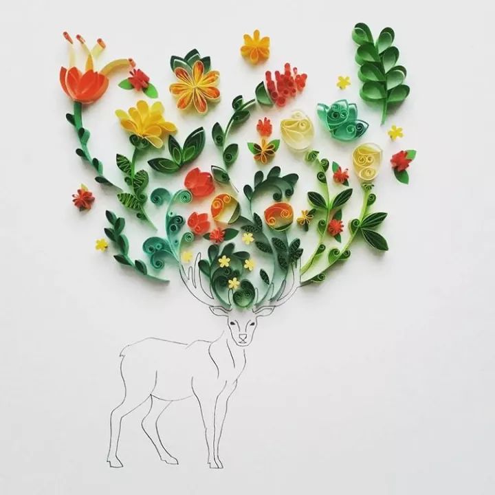 當衍紙遇上插畫：衍紙藝術與插畫的融合