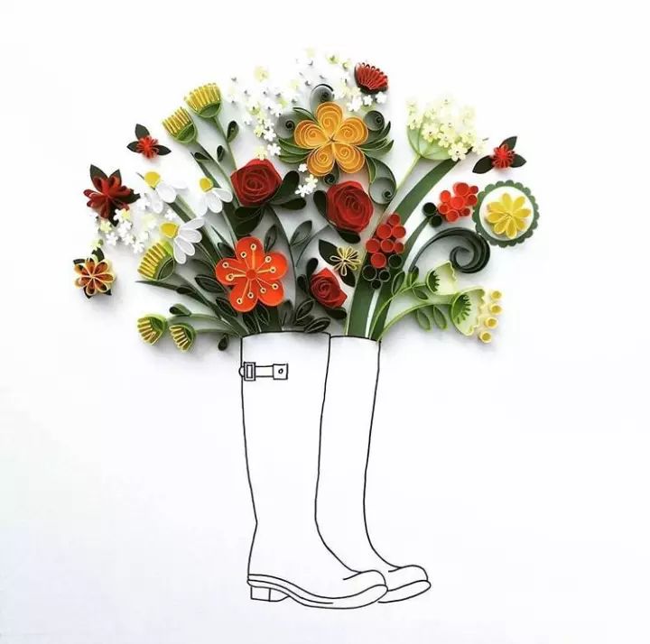 當衍紙遇上插畫：衍紙藝術與插畫的融合