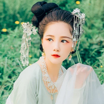 白衣仙子女生頭像，唯美古風真人頭像