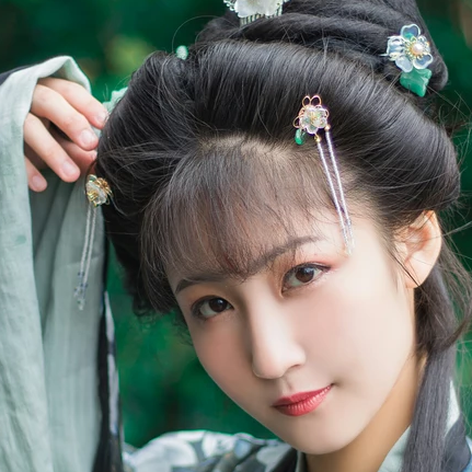 古典琵琶女子頭像，唯美古風(fēng)真人頭像