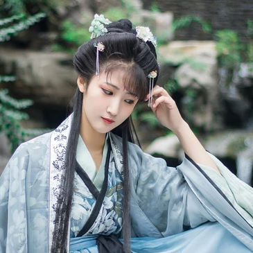 古典琵琶女子頭像，唯美古風(fēng)真人頭像