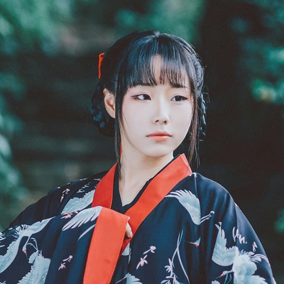 俏皮可愛漢服女子頭像，唯美古風真人頭像